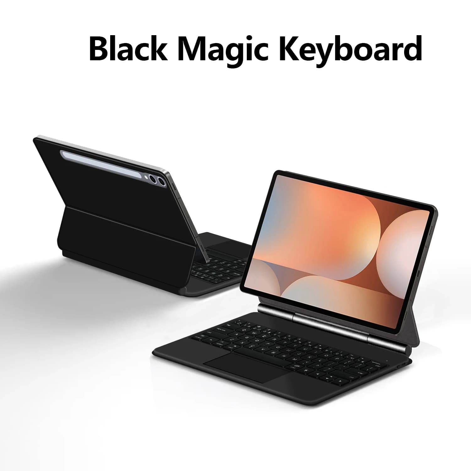 Clavier magnétique magique pour tablette Samsung Galaxy Tab S10+/S9+/S8+/S7+/S7 FE/S9 FE Plus/S9 Plu