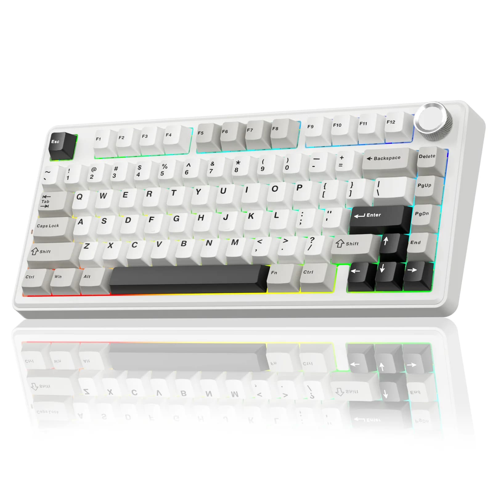 Clavier mécanique de jeu SOLAKAKA A75 avec joint d'étanchéité, disposition compacte 75 %, connexion 