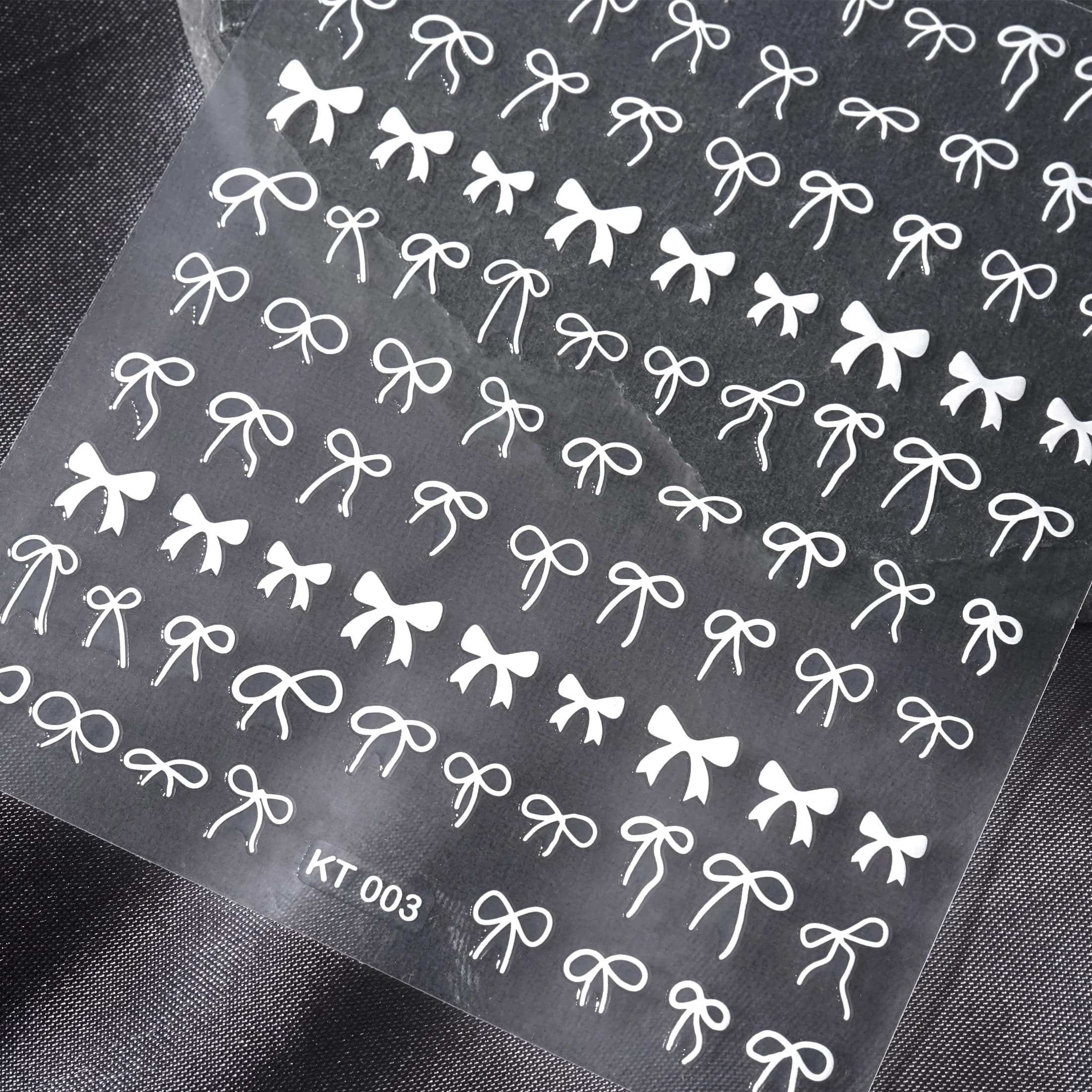 1 feuille sourire Nail Art 3D autocollants ongles décalcomanies pour ongles sourire visage manucure 