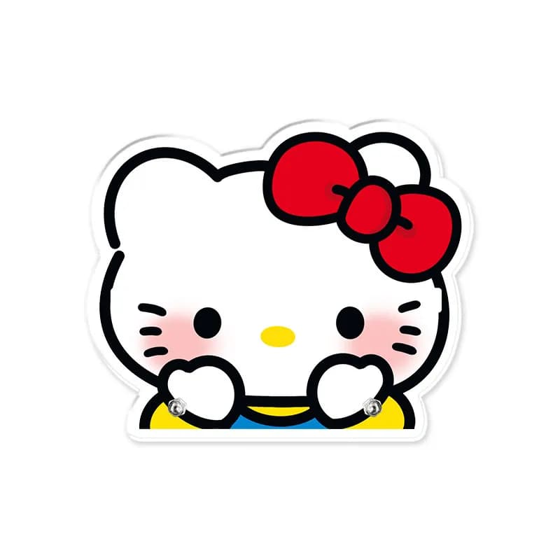 Support à lunettes en acrylique Hello Kitty, présentoir mignon pour lunettes de soleil, organisateur