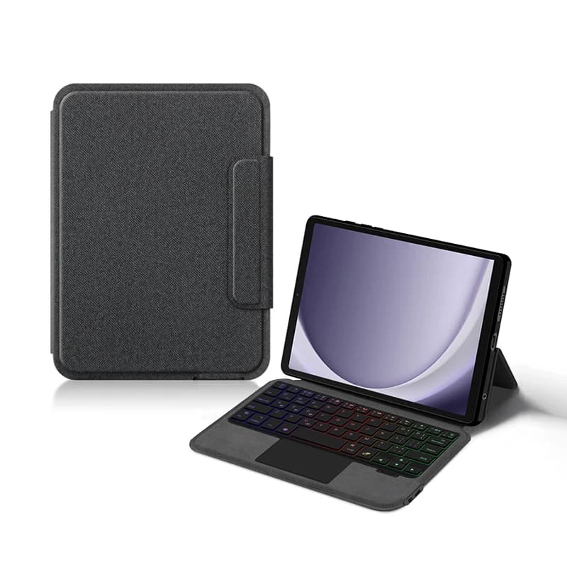 Clavier rétroéclairé magique pour Samsung Galaxy Tab A9 8,7 pouces SM-X110 SM-X115, étui avec clavie