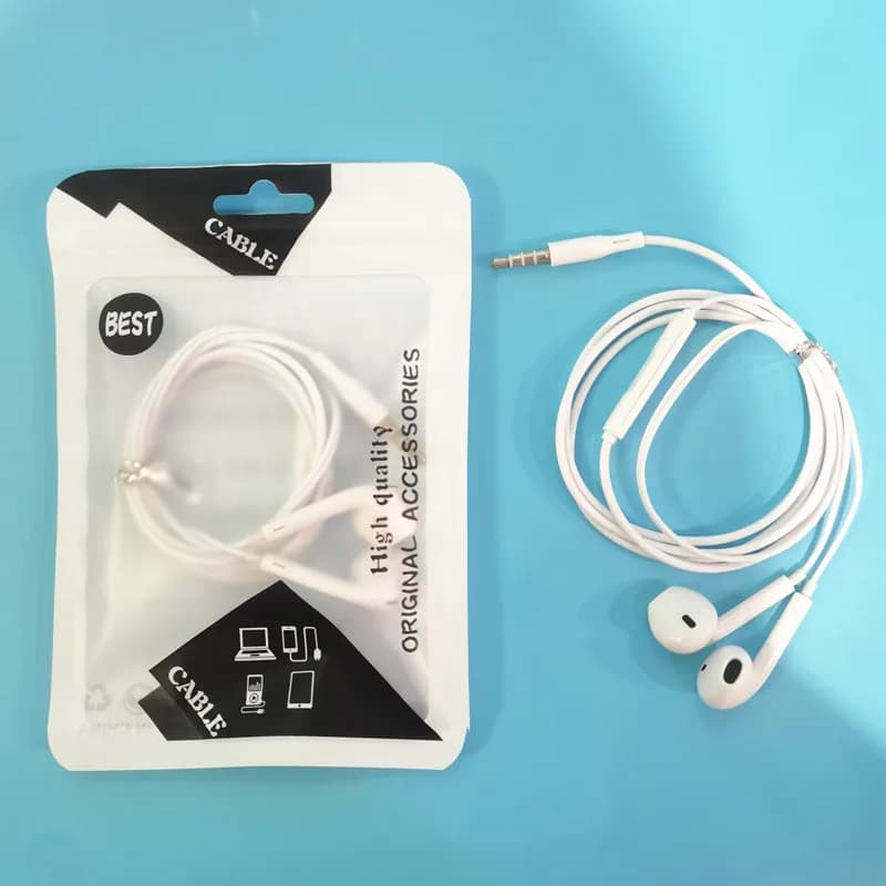 Écouteurs patte de chat stéréo 3.5mm, intra-auriculaires avec micro, oreillettes de sport à la mode,