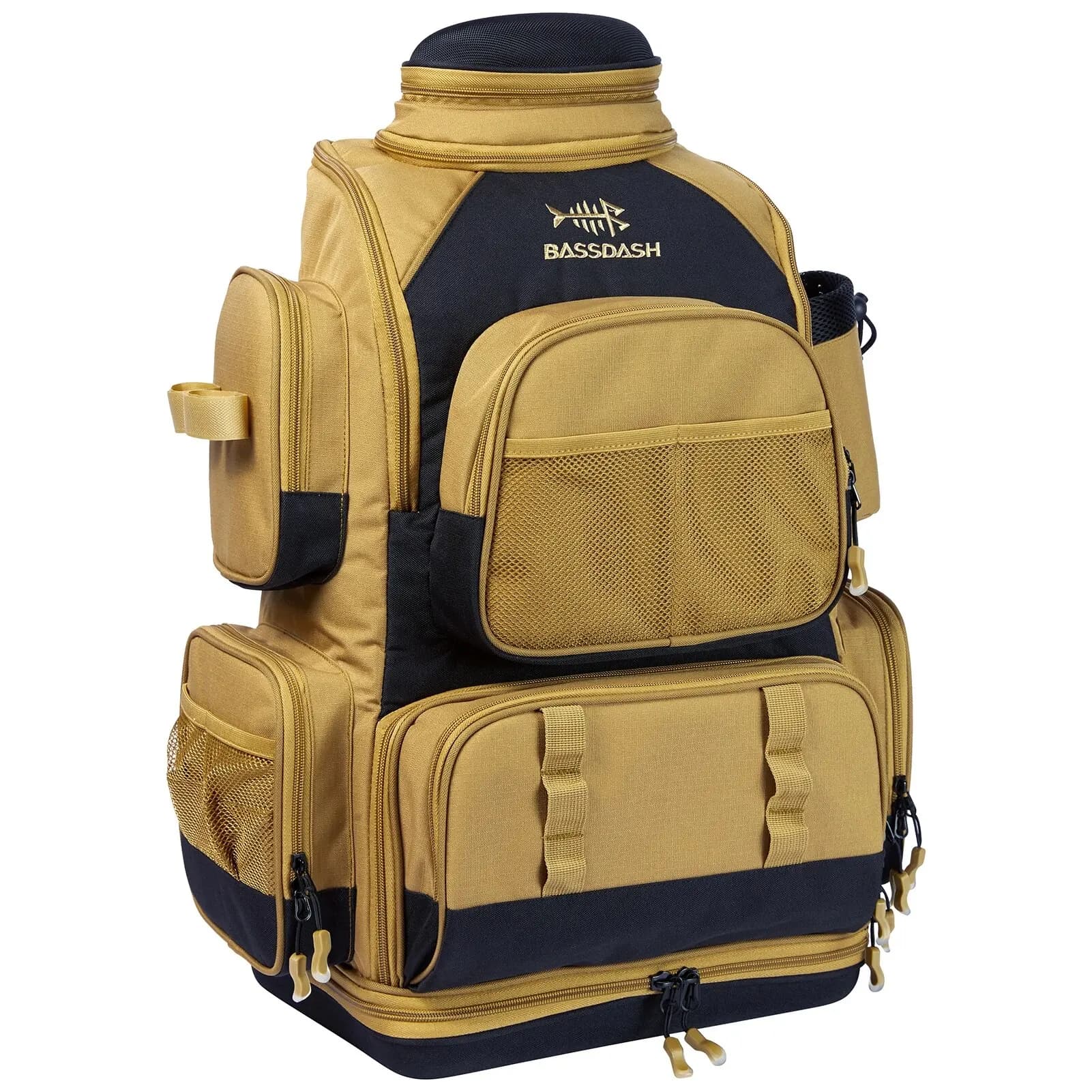 Bassdash Multifonctionnel De Pêche Sac À Dos Léger Tactique Doux S'attaquer Boîte avec Housse De Pro