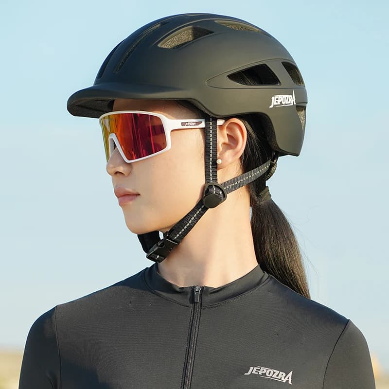 Casque de vélo aste USB avec feu arrière, casque de vélo de montagne et de route, chapeau de sécurit