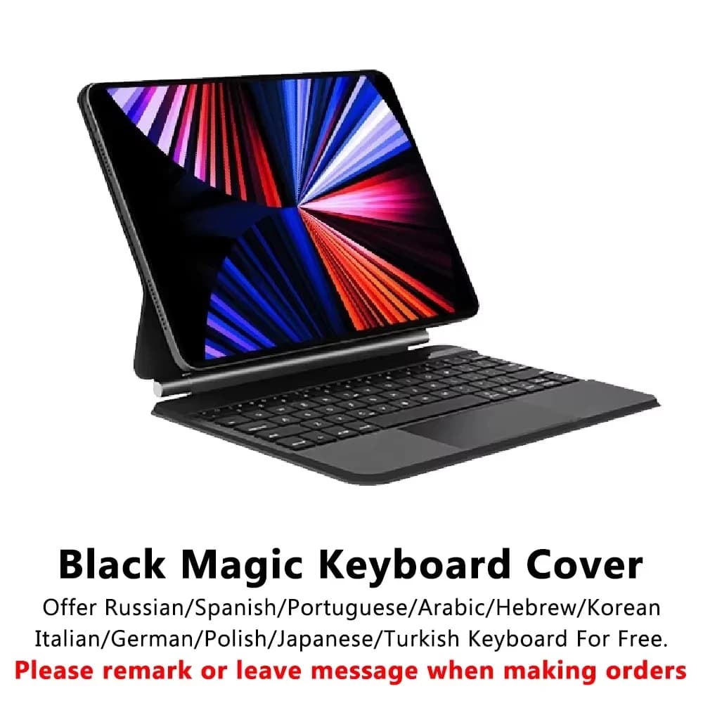 Magic Keyboard Floating Folio TrackSub Keyboard Cover,Case pour iPad Air 11 13 M2 2024/M3 2025/M4 20