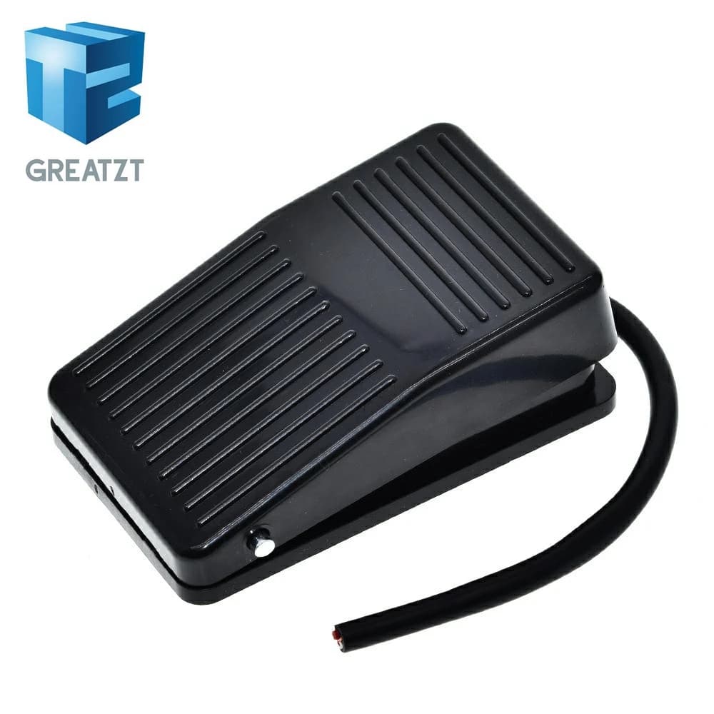 GREATZT contrôleur de pied momentané interrupteur à pédale interrupteur à pied électrique AC 220 V 1