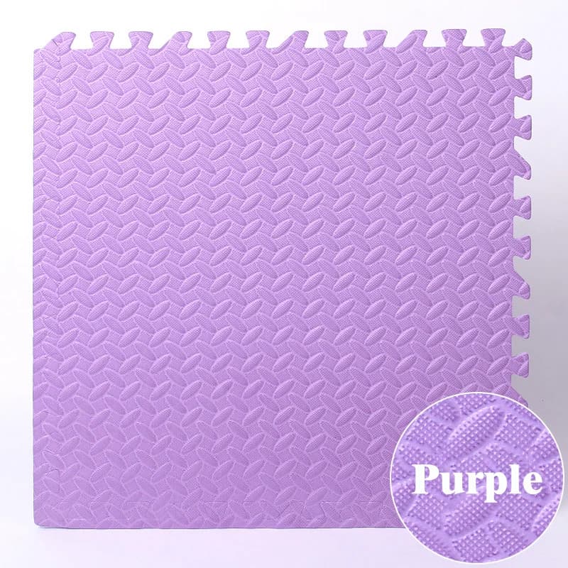 1-16 pièces 30*30 cm tapis de sport, tapis en mousse Eva pour sol feuille Grain tapis de sol Yoga Fi