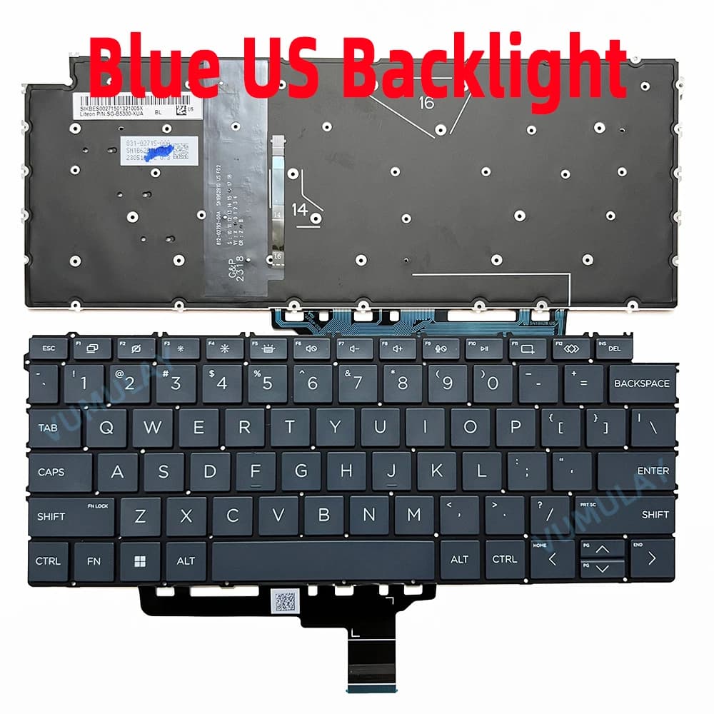Clavier rétro4.2 américain pour HP Spectre x360, 2 en 1, IER, AA, 16T-AA, IER, Uto, 0001na, EU, EU05