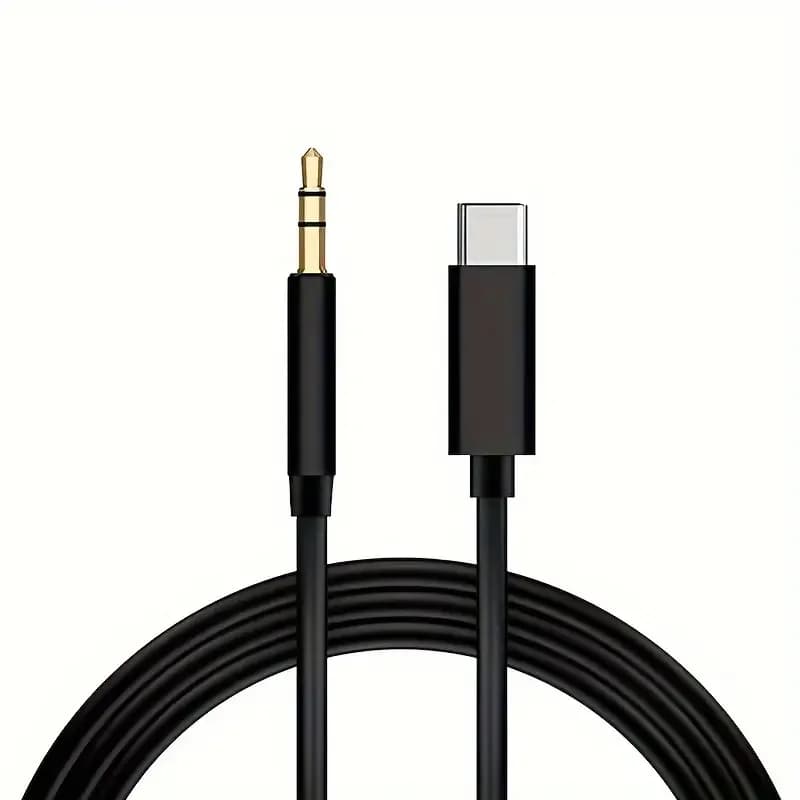 Câble adaptateur audio USB Type C vers prise jack 3,5 mm pour haut-parleur de voiture, casque, écout