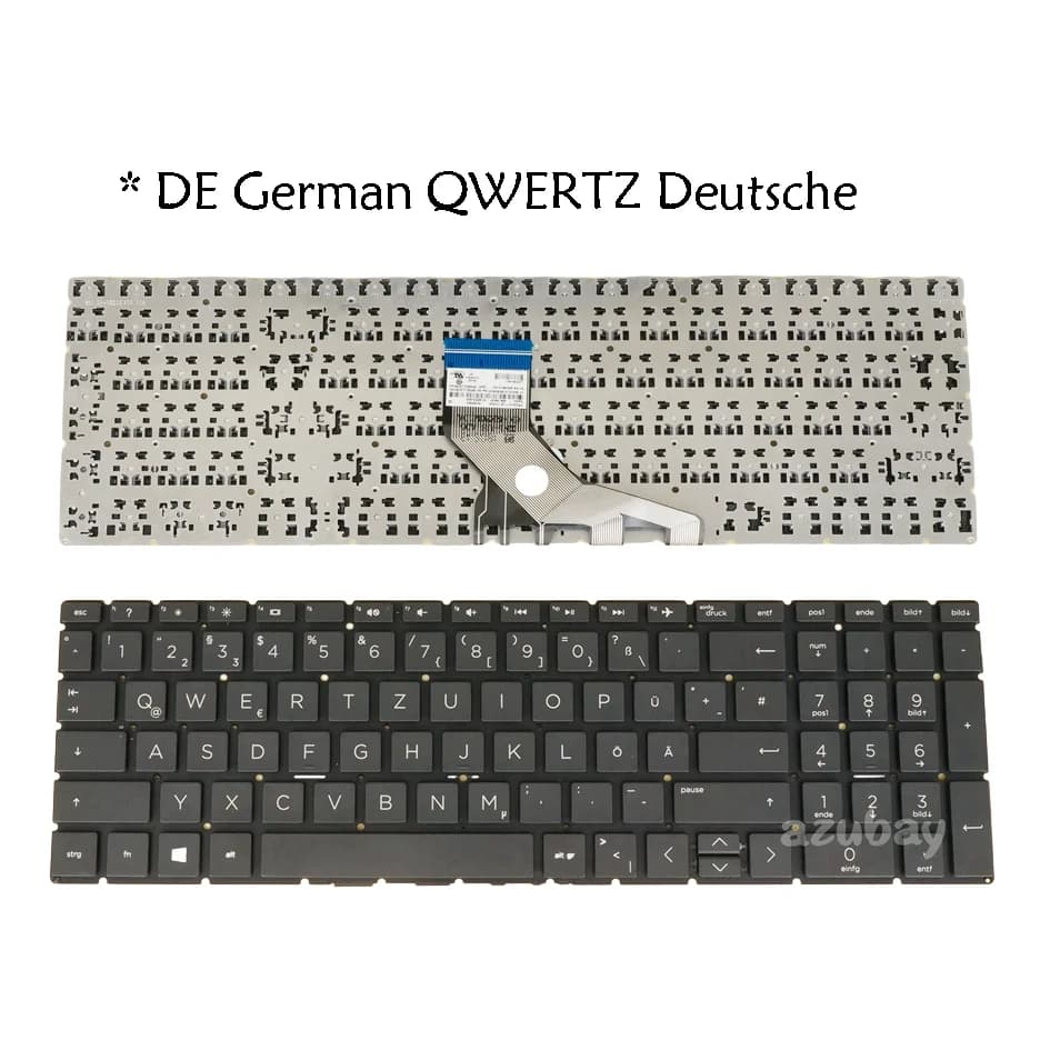 Clavier d'ordinateur portable pour HP, 15q-dy 15s-dy 15s-eq 15s-fq 15s-gu 15s-gy 17t-by 17-by 17z-ca