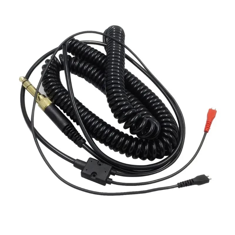 Ensembles de câble de sauna anti-aginge pour HD25 HD560 HD540 HD480 HDturquoise, câble solide et inj