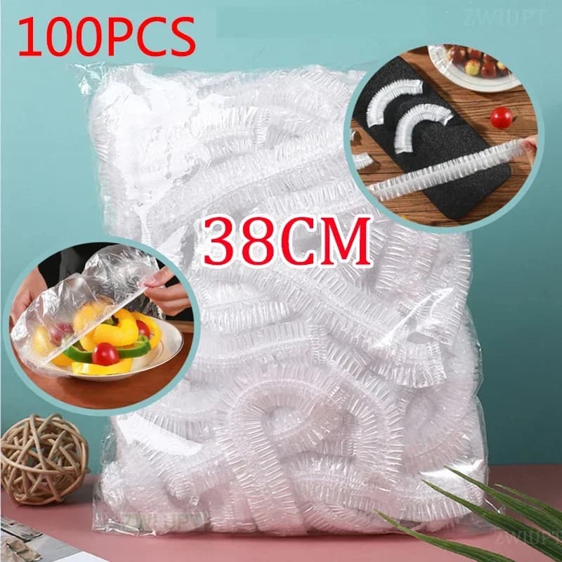 120/70/52CM accessoire de cuisine jetable couverture alimentaire sac de rangement économiseur de pou