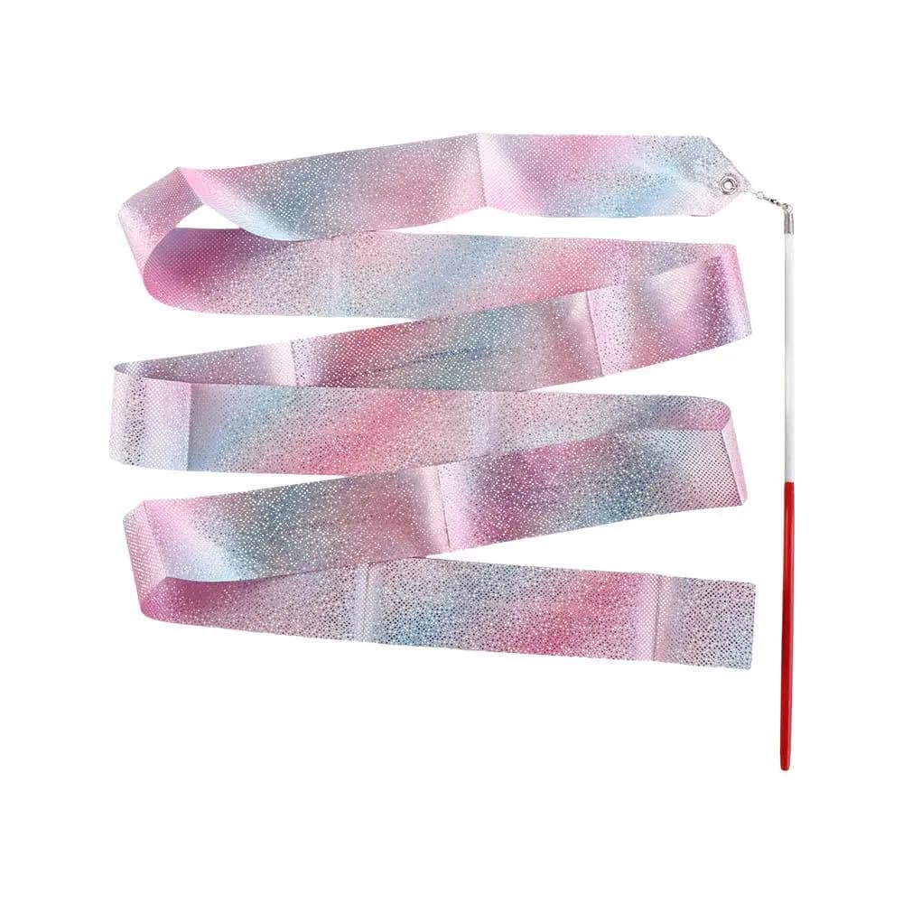 Ruban de danse 2M pour entraînement, avec étoile lumineuse, pour gymnastique, ballet et tournades, a