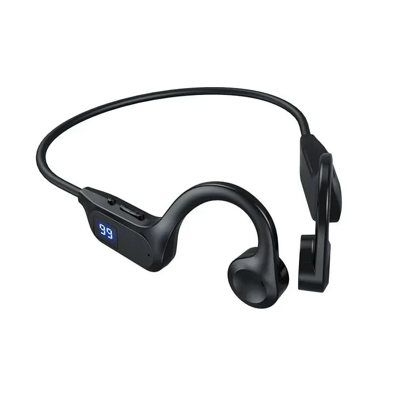 Écouteurs de sport à conduction osseuse, sans fil, compatibles Bluetooth, mains libres avec micro, p