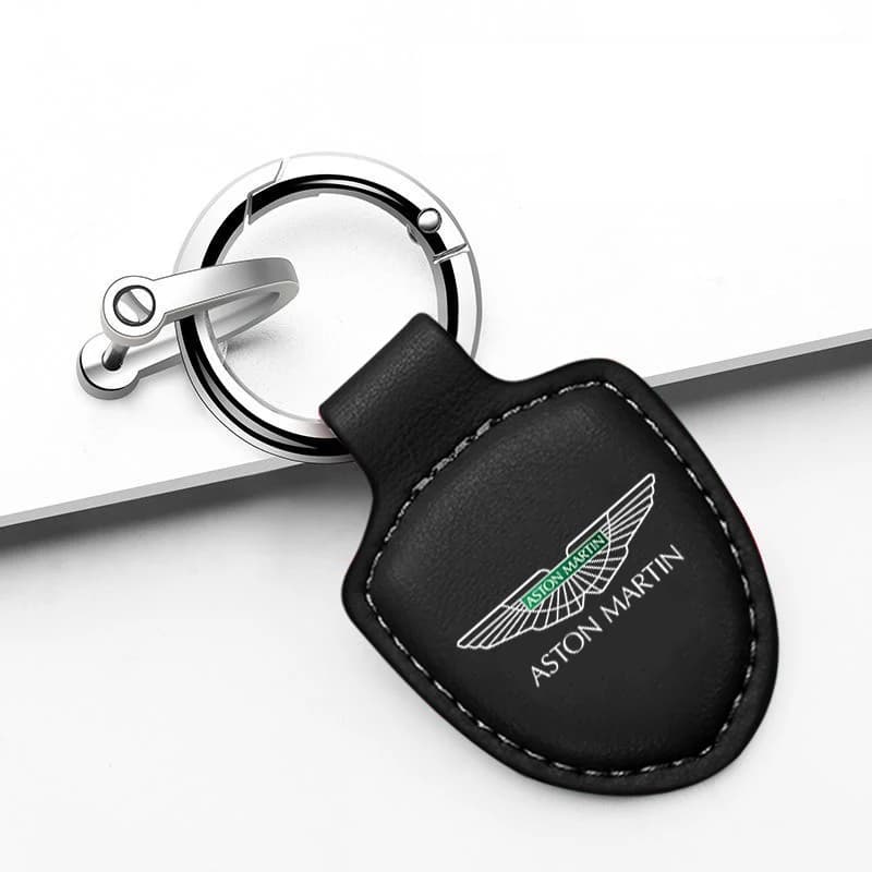 Porte-clés de luxe en cuir véritable pour voiture et moto, 5 couleurs, pour hommes et femmes, access