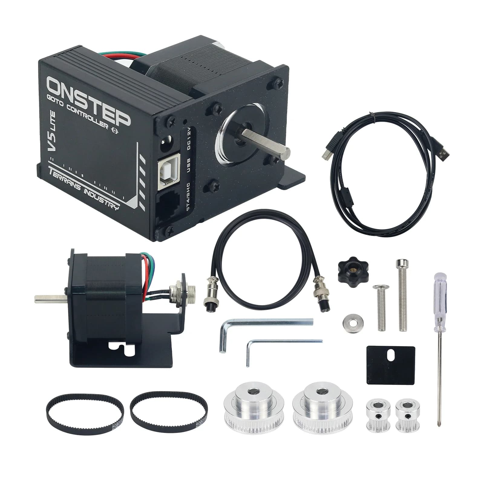 Kit de mise à niveau GOTO TeSeek EXOS2 Lite Onstep V5 Pro Eq5 EXOS2 pour monture équatoriale avec su
