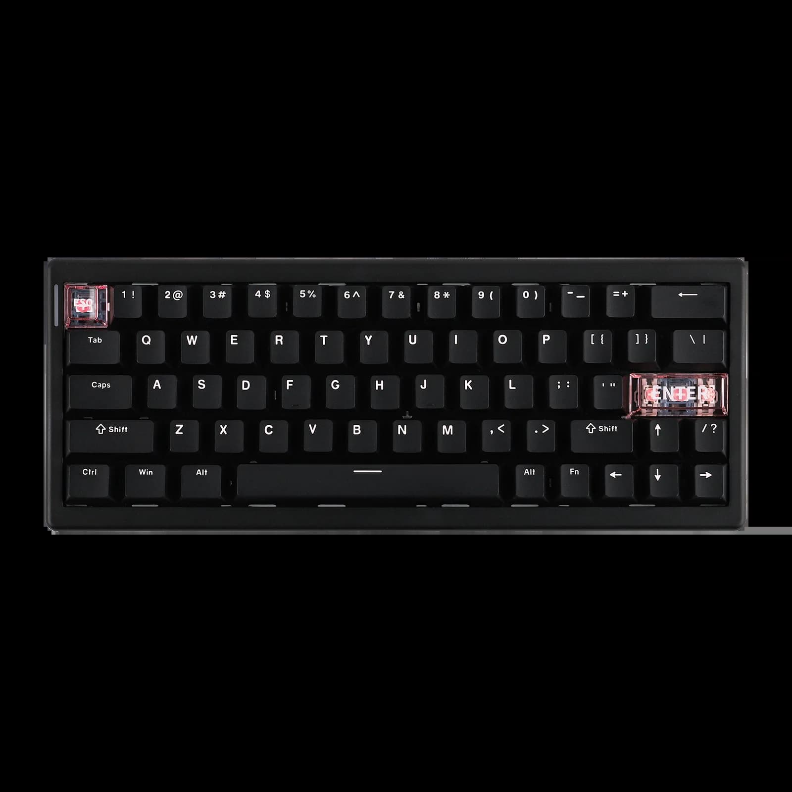 CIDOO C60 HE clavier de jeu filaire à disposition compacte à 63 touches avec interrupteur magnétique