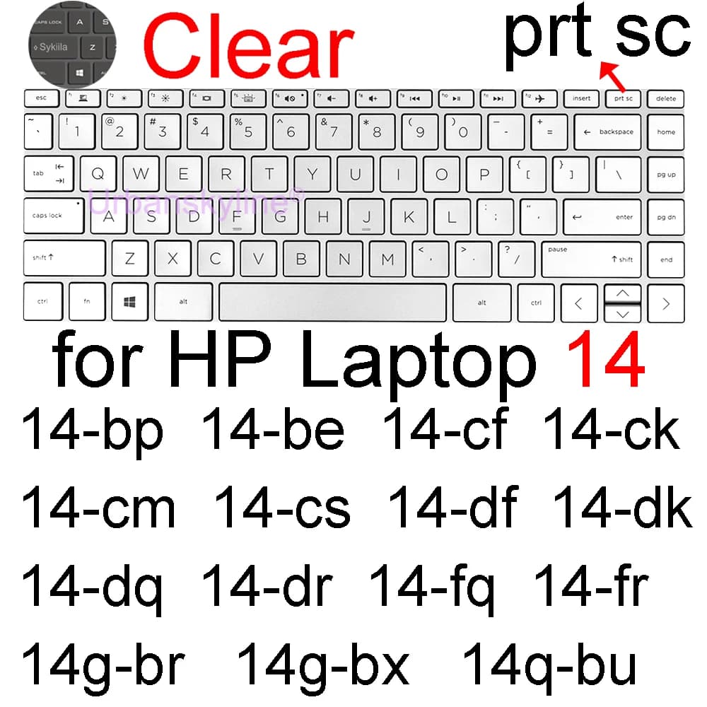 Juste de clavier en silicone pour ordinateur portable HP, peau de protection essentielle, occupation