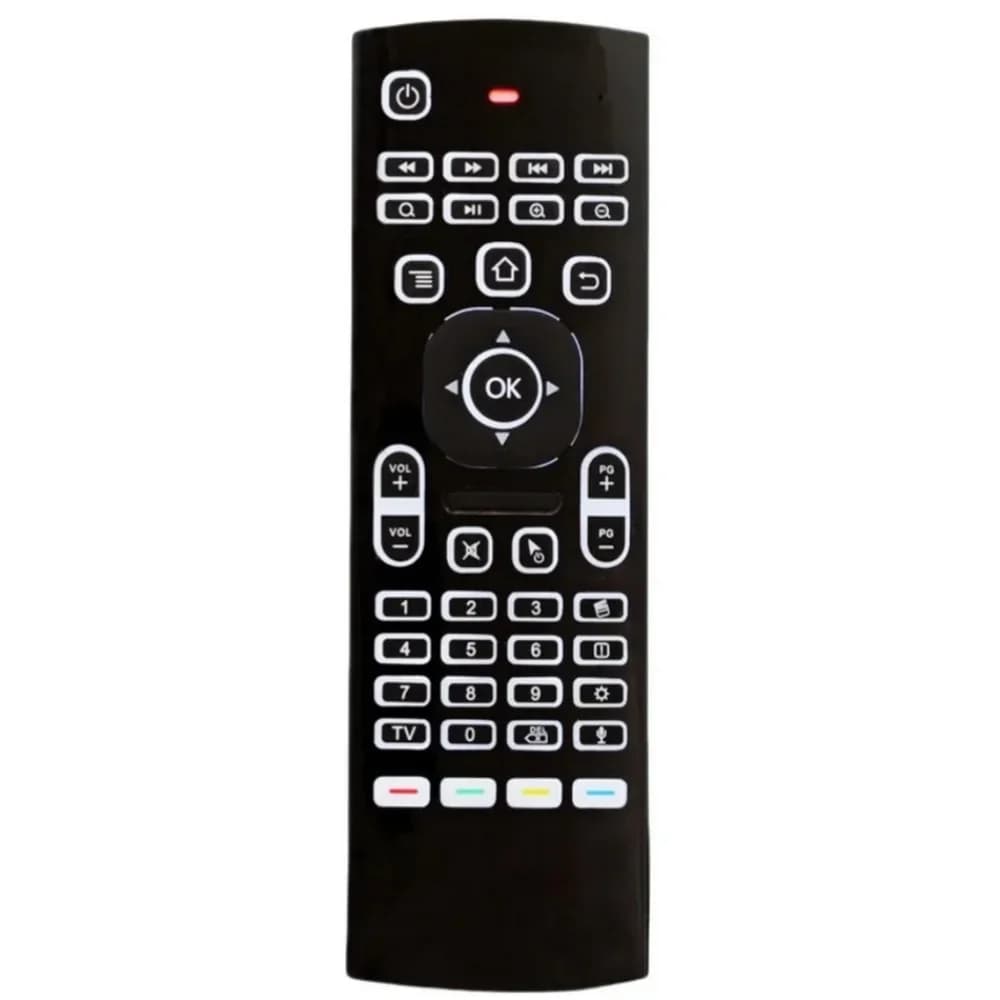 Mini clavier sans fil MX3 Air Mouse 2.4GHz, contrôleur rétroéclairé vocal, télécommande d'apprentiss