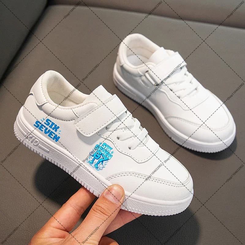 Chaussures décontractées amusantes à imprimé dessin animé 'Steal A Brainrot Sneakers 67 Six Seven' p