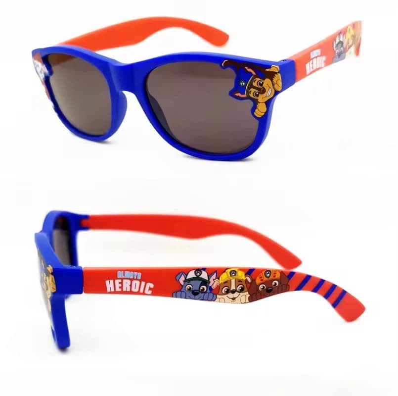 Lunettes de soleil Paw Patrol, lunettes de soleil pour enfants avec motif de chien de dessin animé, 