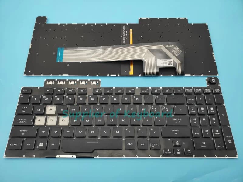 Nouveau clavier anglais/espagnol pour ASUS TUF Gaming A15 FA506 FA506Q FA506U FA506NF FA506IHR TUF50