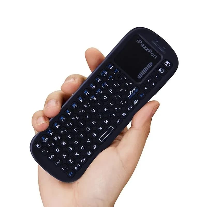IPazzPort Mini clavier sans fil 2.4G avec souris tactile portable pour tablette/ordinateur portable/