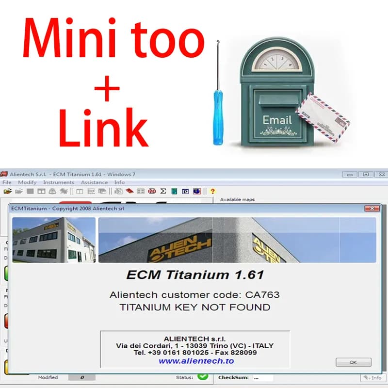 ECM TITANIUM 1.61 win7 xp sans machine virtuelle/win 8 10 11 VMware pour KT-/AG k-ess V2 avec 18259 