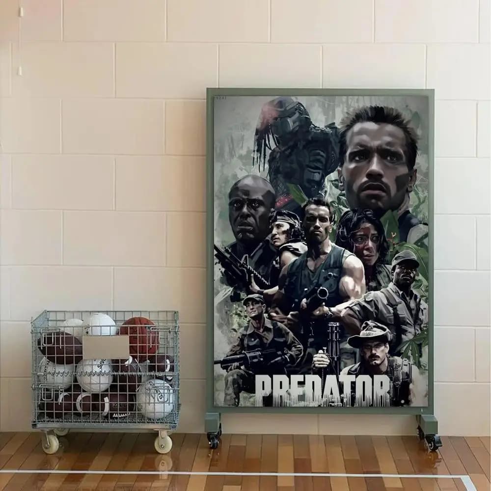 Affiche de film P-Predator, Art mural esthétique imperméable de qualité supérieure, conçu pour salon
