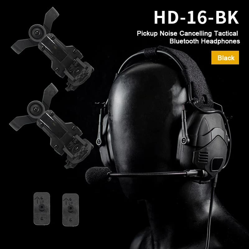 Casque DulBluetooth à réduction de bruit, coque de noyau OPS, casque M-LOK Wendy, chasse, tir, régla