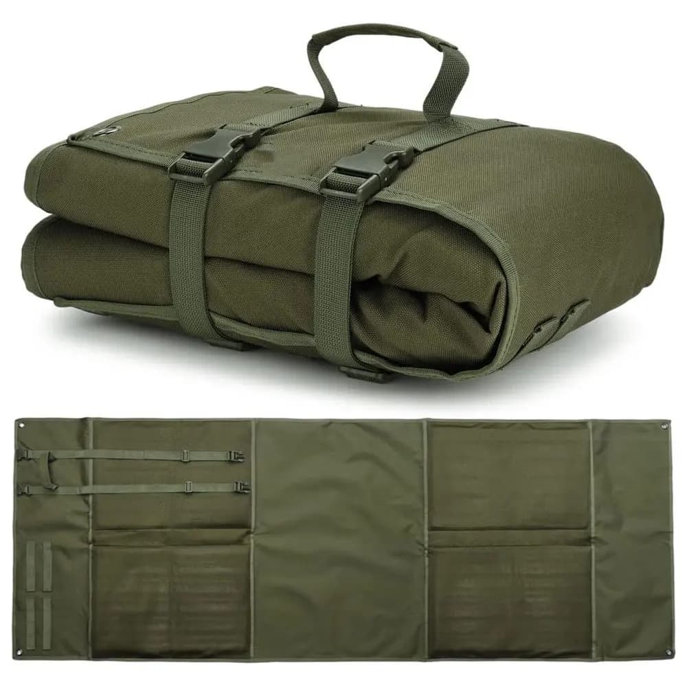 Tapis de tir tactique, nylon 900D imperméable et pliable compact pour le tir, la chasse, la plage en