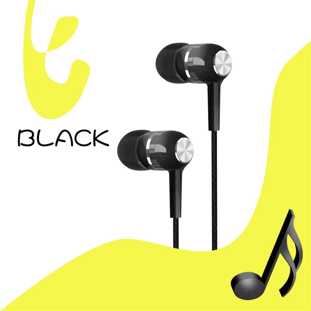 Écouteurs intra-auriculaires stéréo, oreillettes avec Microphone, 3.5mm, portables, universels, HiFi