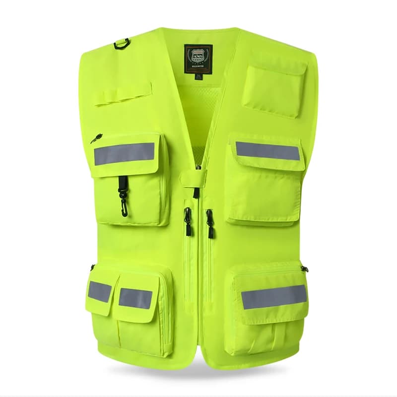Gilet de sécurité réfléchissant pour travailler, gilet de sécurité de haute qualité, veste de cavali