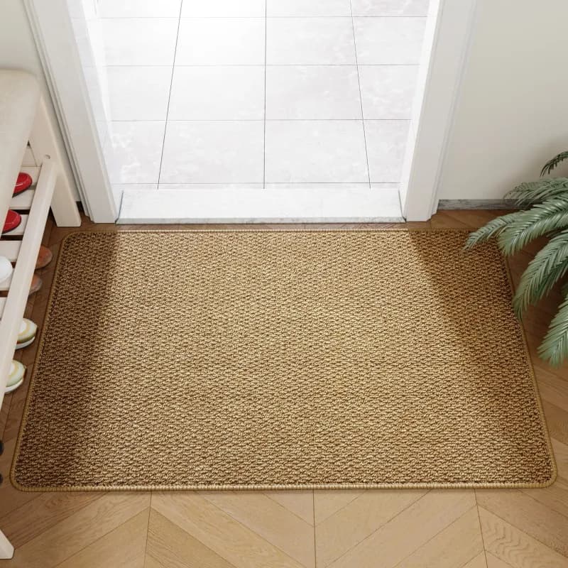 Tapis de durabilité extérieur paillasson en Faux Jute Style sans effort chaque tapis de sol d'entrée