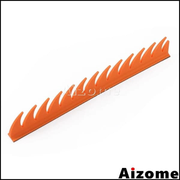 Casque de moto en caoutchouc Mohawk, autocollant, 1x, pour motard, Punk Mohawk, pointes