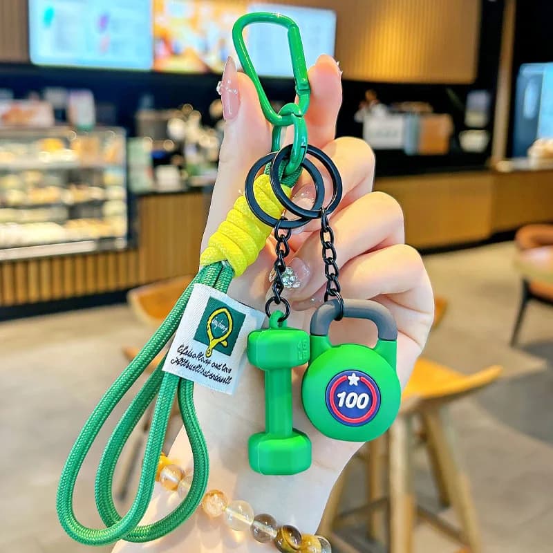 Porte-clés de Fitness pour les amateurs de gymnastique, cadeau Premium, accessoires pour les amateur