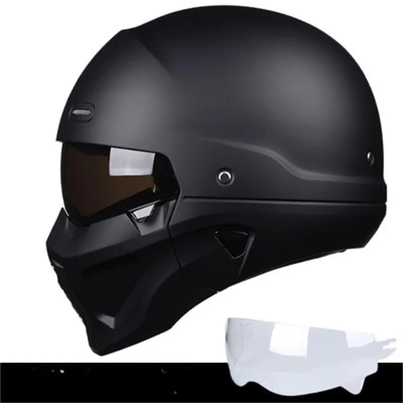 Nouveau Scorpion rétro Moto Cascos Moto Locomotive personnalité multi-usages combinaison casque demi
