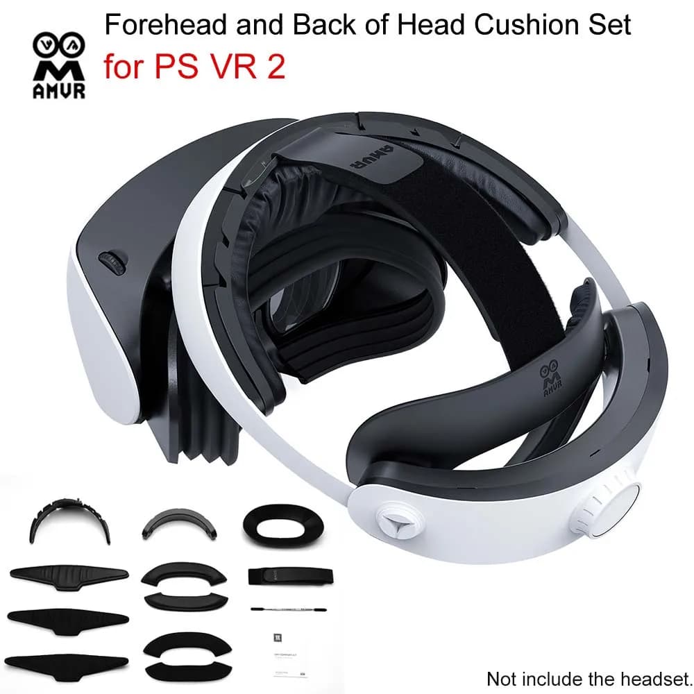 AMVR – Kit de confort pour PS VR2, coussin de Support frontal, ensemble de coussins arrière, pièce d