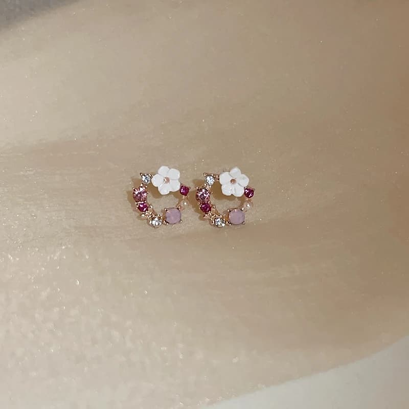 Boucles d'oreilles cerise douce pour femmes, boucles d'oreilles fruits cerise rouge, jolie fille, éd