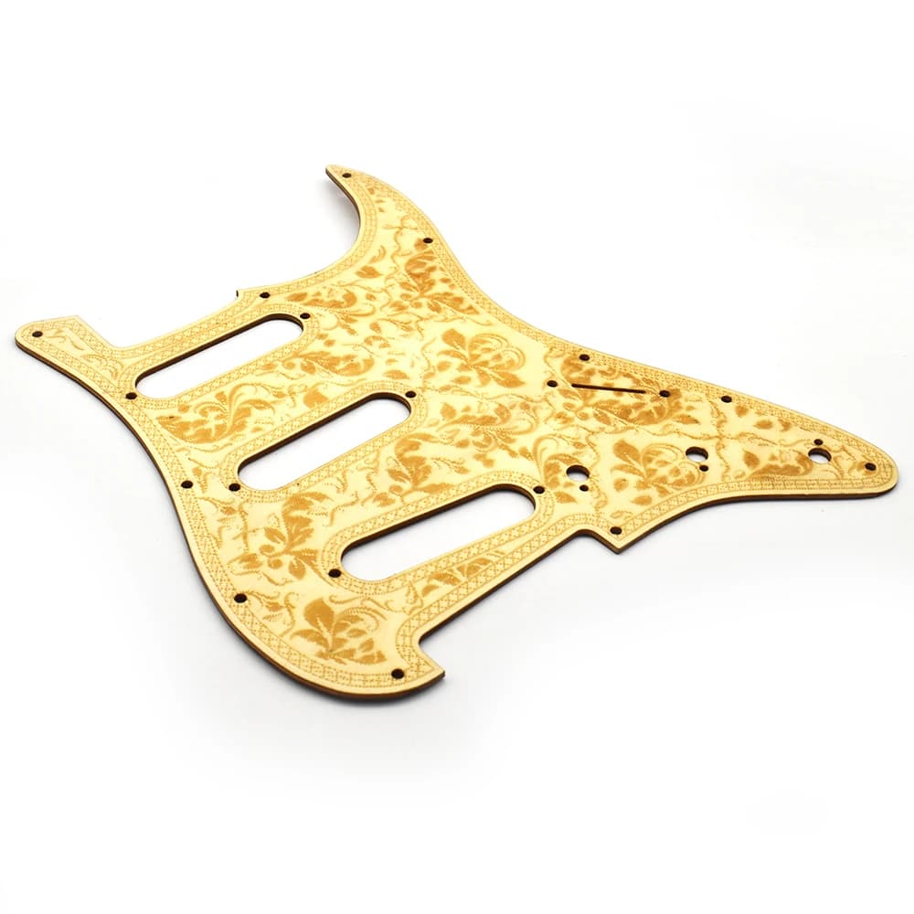 Plaque de protection de guitare Basewood SSS, motif géométrique, remplacement pour guitare électriqu