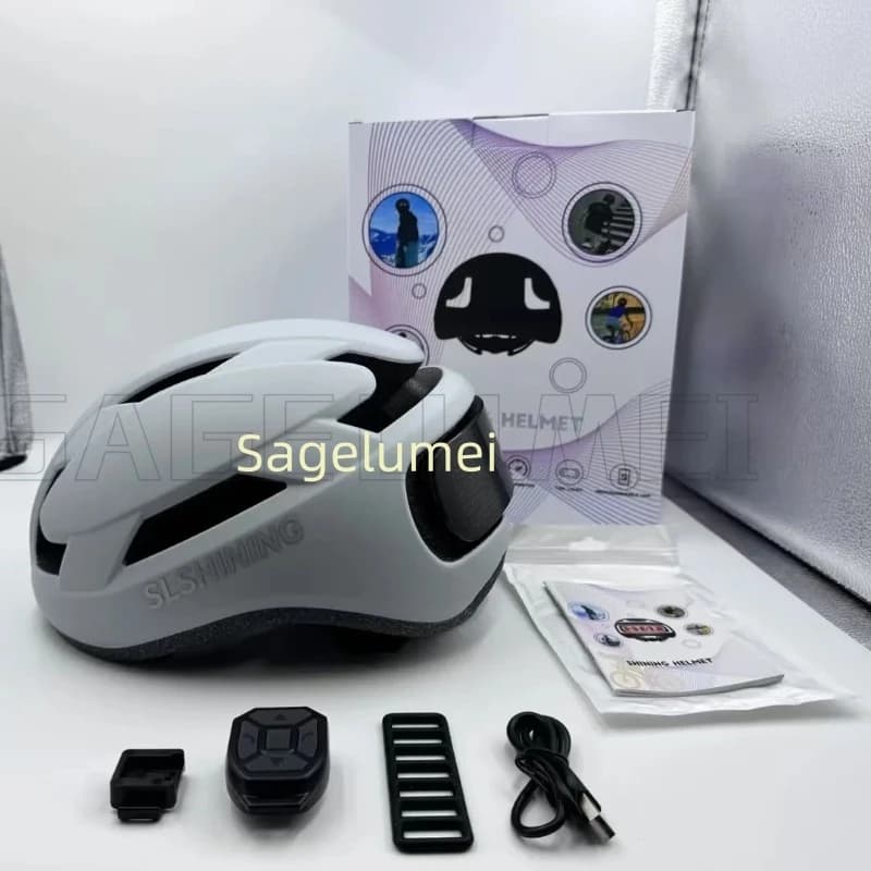 Casque de cyclisme COOL avec affichage LED, casque de vélo de sport réglable moulé intégralement pou
