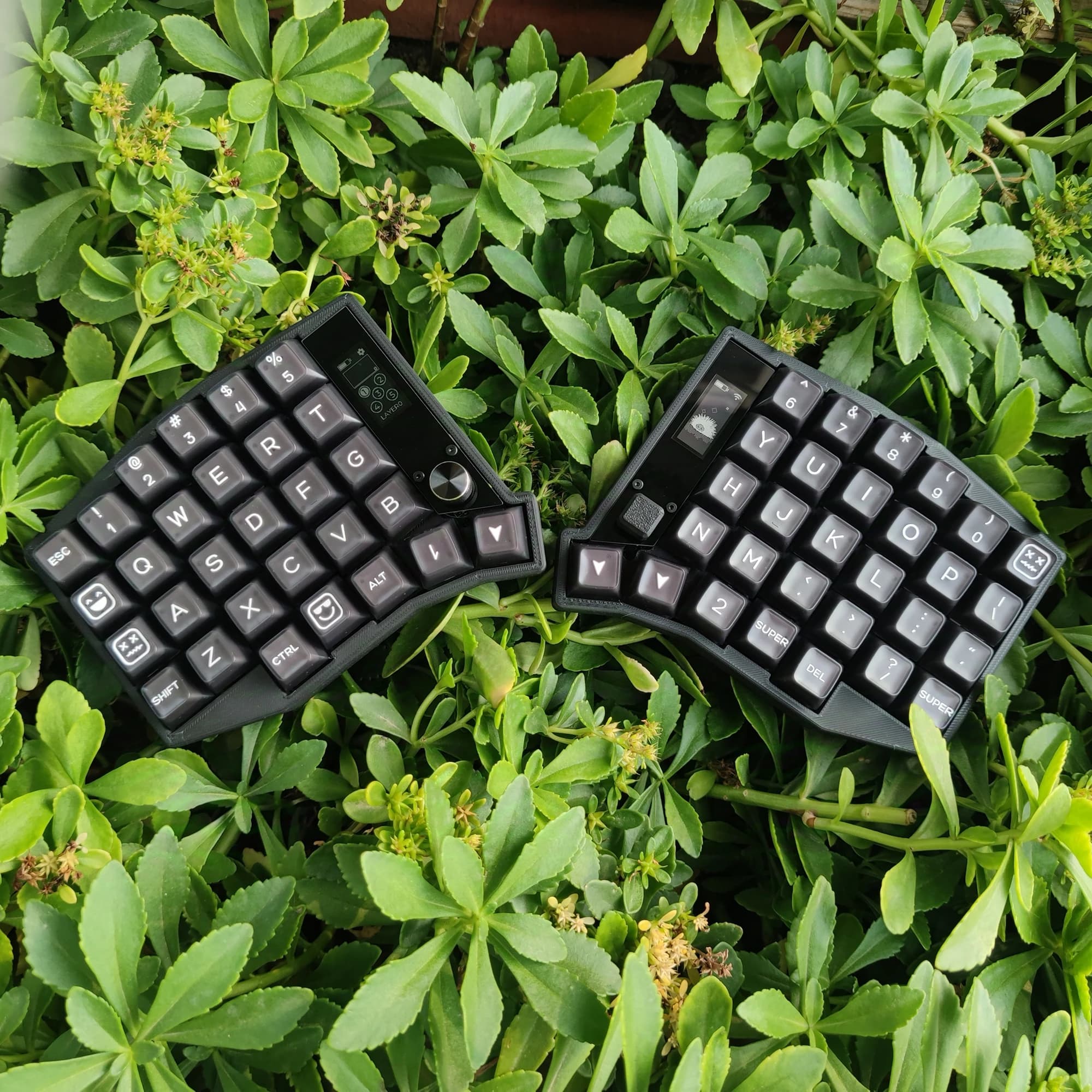Kit Bluetooth Sofle RGB, clavier divisé avec bouton d'écran pointu et tiges PCB hotswap (solution sa