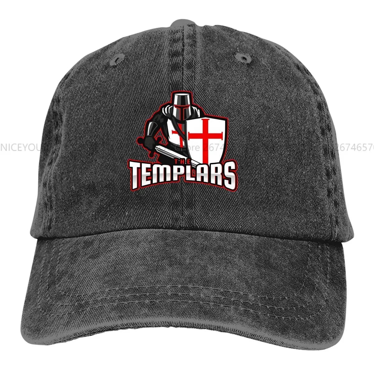 Casquette de baseball chevaliers templiers pour hommes, casquette à visière, chapeaux pare-soleil