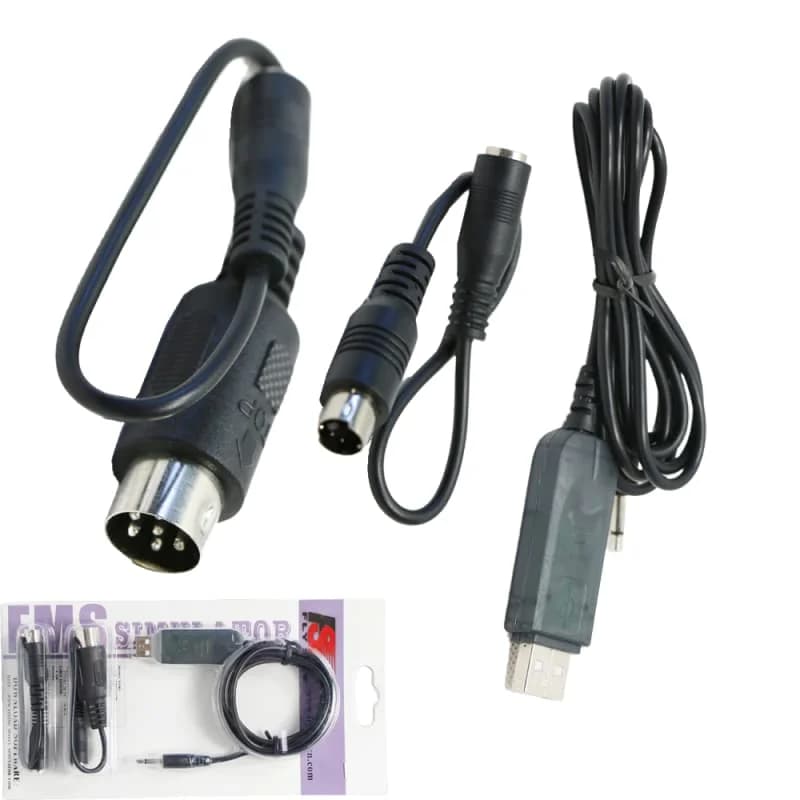 Flysky FS-SM100 RC simulateur de vol USB avec câble FMS pour transmetteur Radio FS-i6 i10 i6X FS-T6 