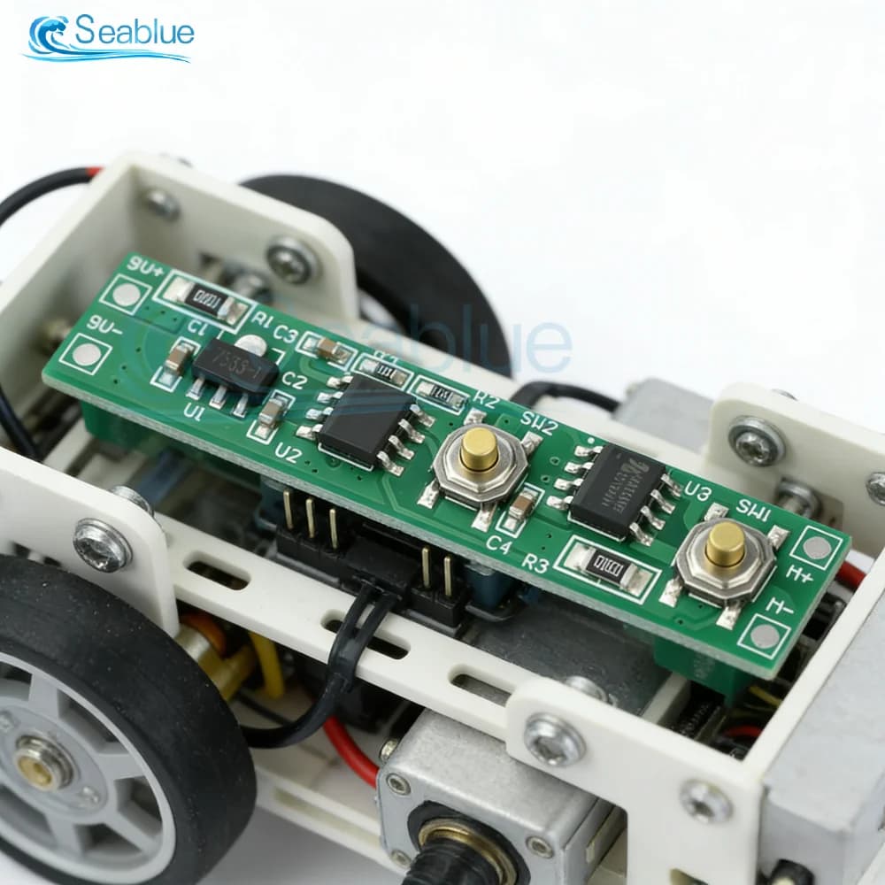 Carte de commande de moteur CC 9V avec interrupteur marche/arrêt et protection contre le freinage, c