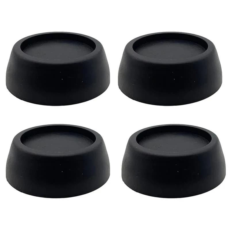 4 pièces Patins anti-vibration pour machine à laver, pieds en caoutchouc antidérapants, tapis d'abso