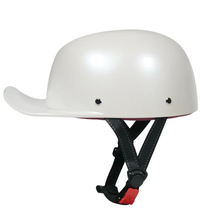 Casquette de Baseball pour moto, rétro, Vintage, pour hommes, femmes, enfants, Scooter, demi-visage,