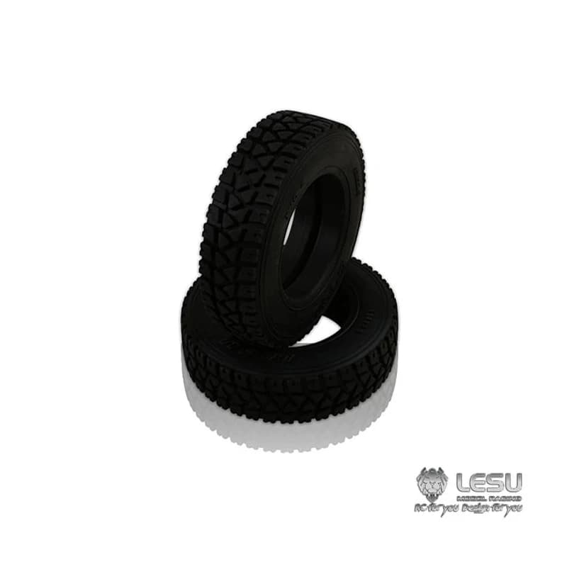 LESU-Pneu de route modifié allemand Bruder, bande de roulement étroite, modèle de voiture RC, camion