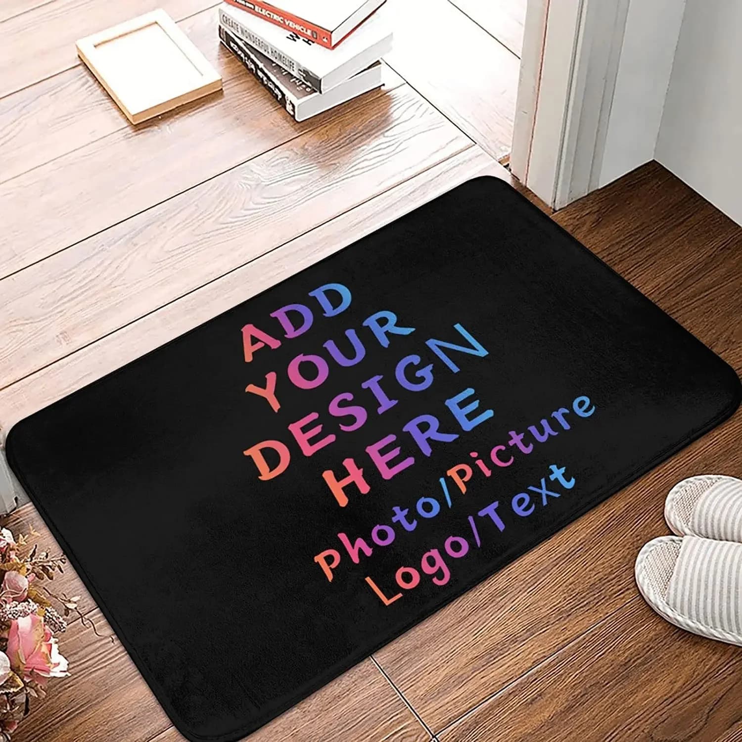 Tapis rectangulaire personnalisé, 1 pièce, votre Design, image de famille de film, Logo imprimé, tap