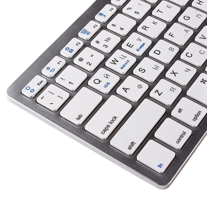 Clavier russe populaire clavier Bluetooth sans fil ultra-mince, pour tablette/ordinateur portable Wi